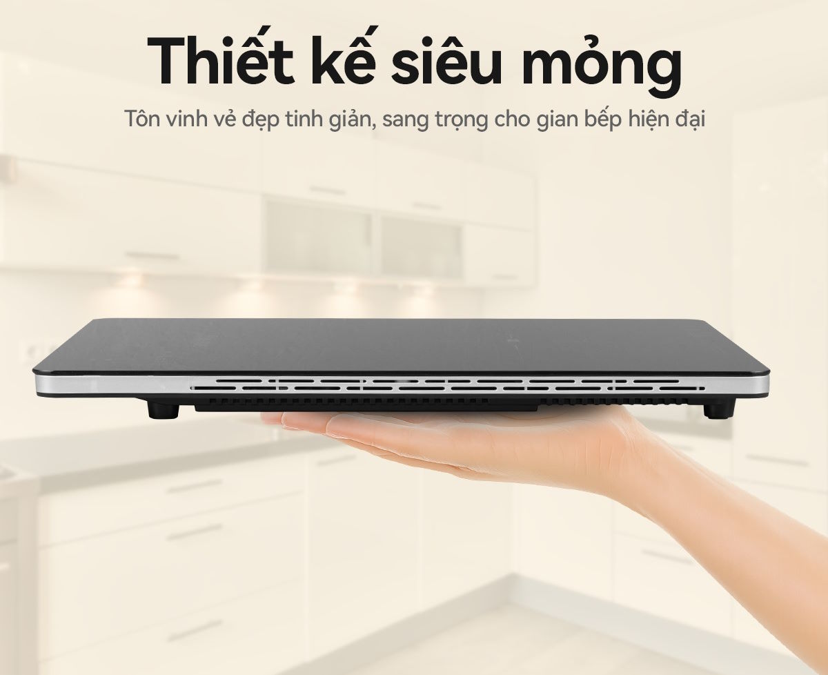 Thiết kế hiện đại – Chất liệu cao cấp – Kiểu dáng sang trọng Bếp từ đơn Fujihome IC1391