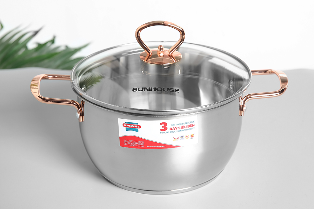 Bộ nồi inox làm từ inox 201 Bộ nồi inox