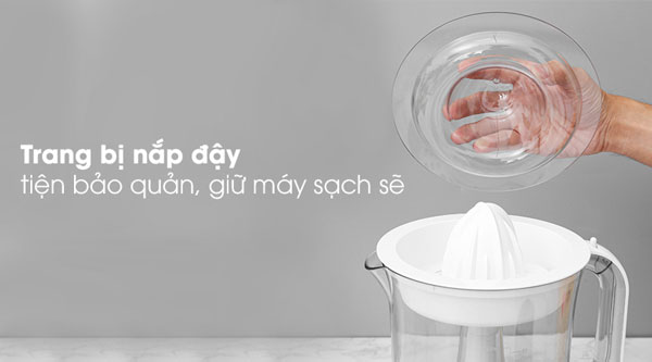  Sharp EJ-J415-WH được trang bị nắp đậy tiện lợi