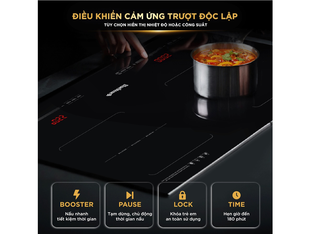 ICB-6949 có điều khiển cảm ứng trượt độc lập ICB-6949