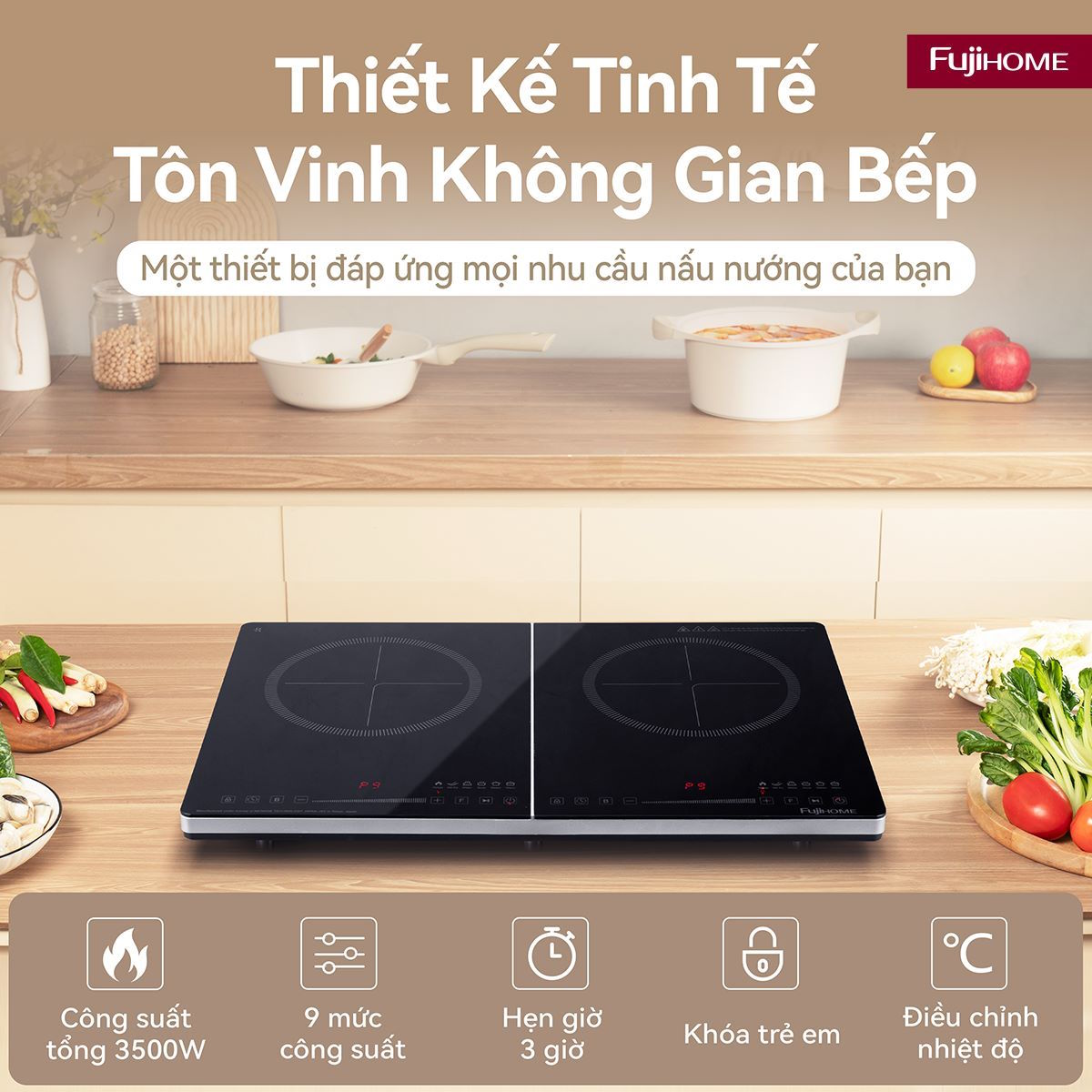 Bếp từ Fujihome IC2123