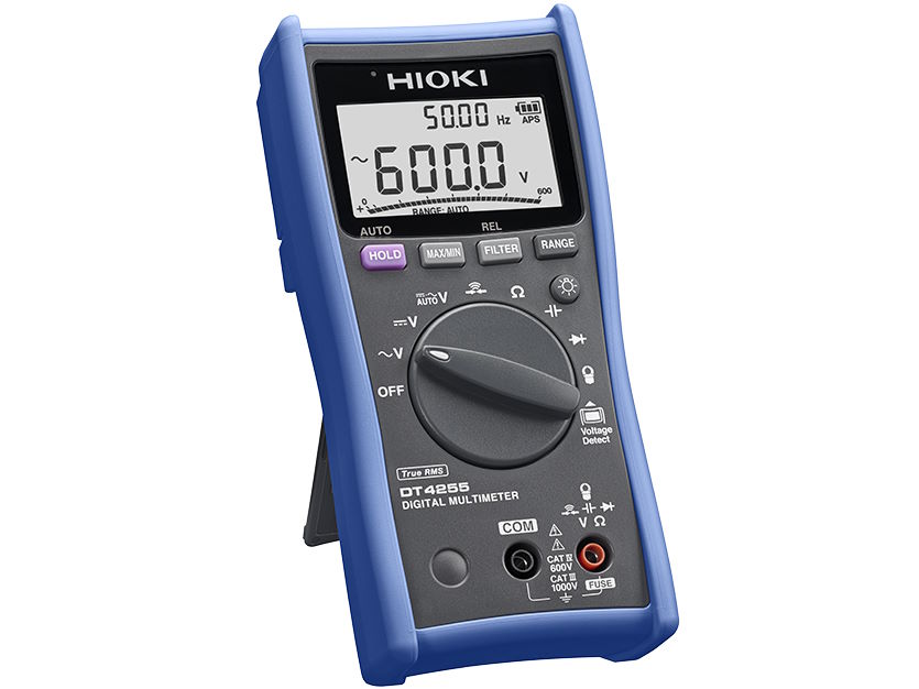 Hiển thị và nguồn hoạt động Hioki DT4255