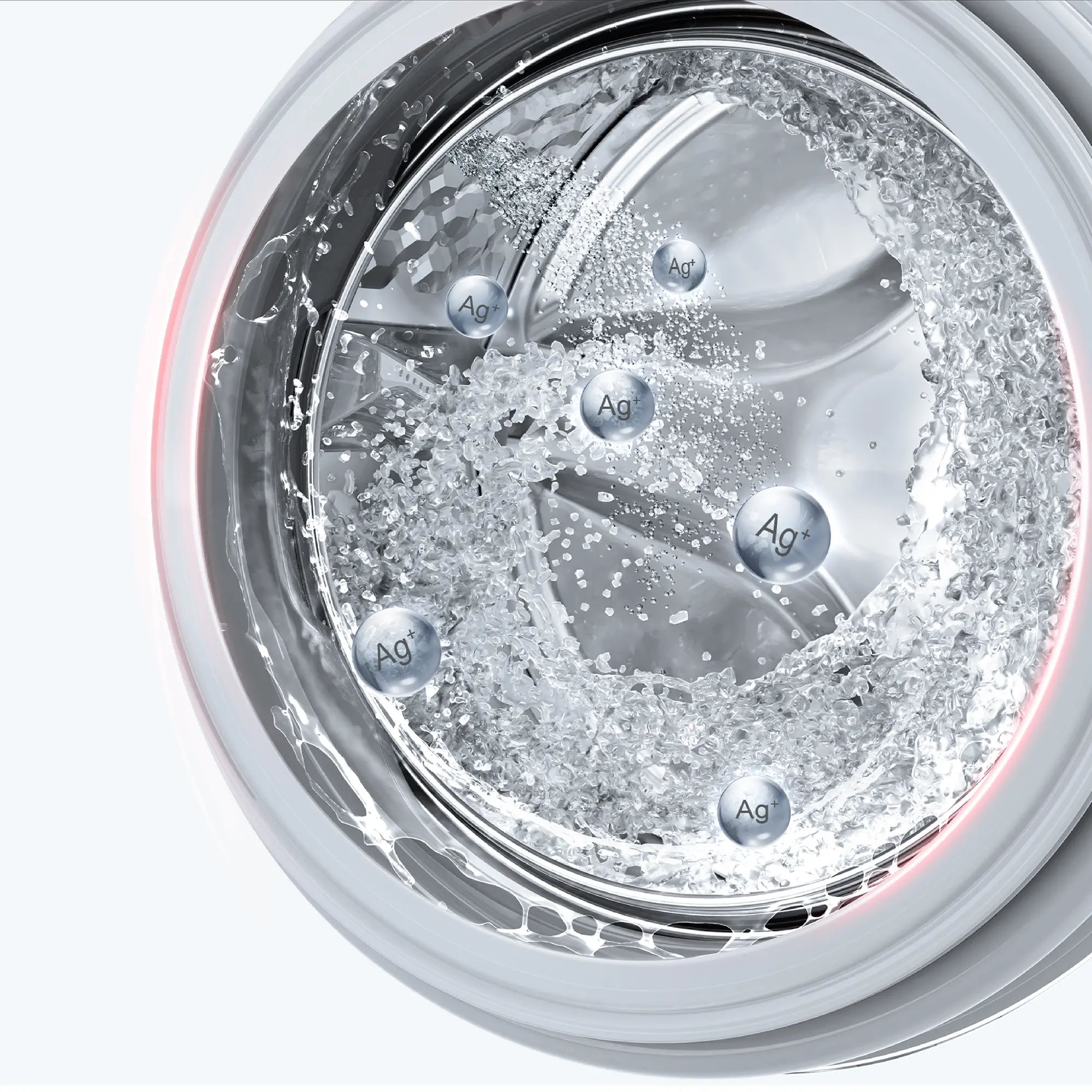 Vòng đệm cửa kháng khuẩn và chế độ Drum Clean Máy giặt cửa ngang Toshiba