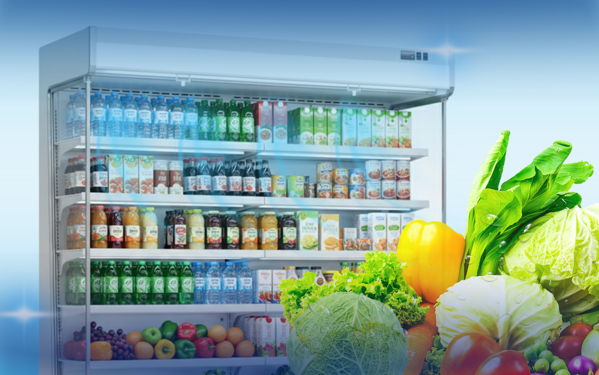 Tủ mát trưng bày siêu thị  