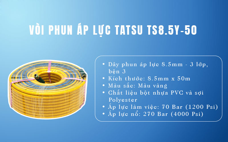 Vòi phun áp lực Tatsu  