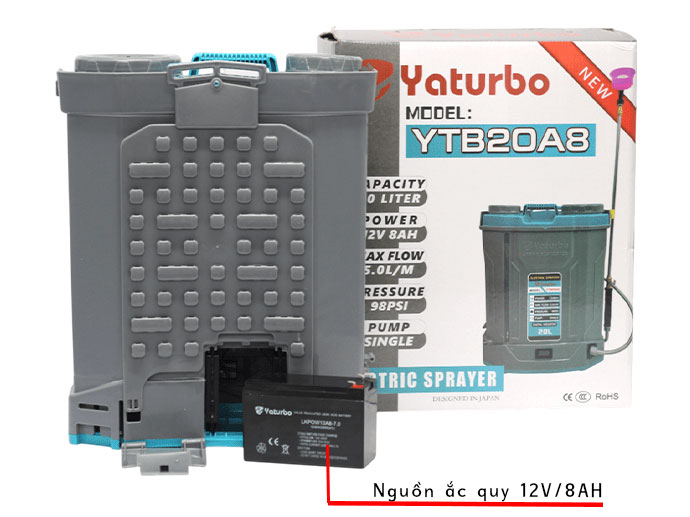 Bình xịt điện Yaturbo 