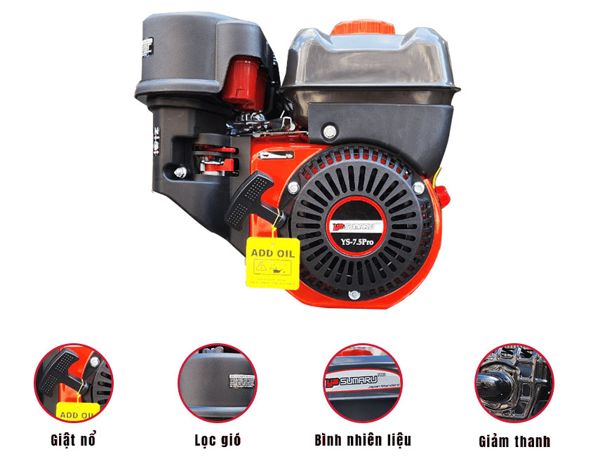 Đầu nổ Yasumaru YS-7.5PRO (7.5HP)