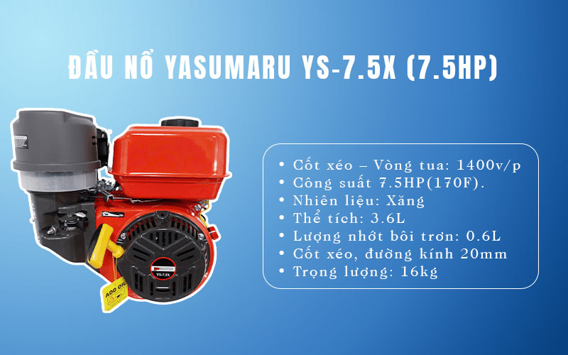 Đầu nổ Yasumaru YS-7.5X