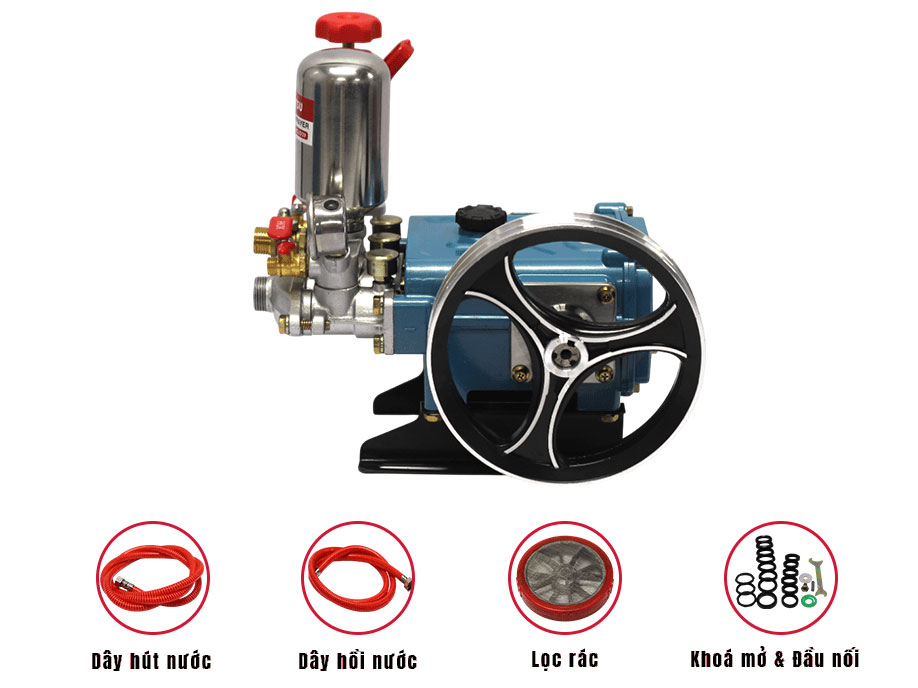 Đầu phun áp lực Tatsu dùng piston thép Đầu phun áp lực Tatsu