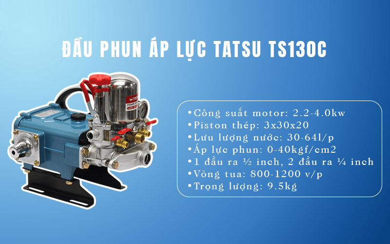 Đầu xịt áp lực Tatsu TS130C