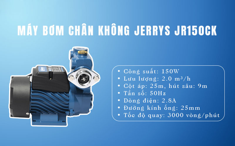 Máy bơm chân không Jerrys JR150CK
