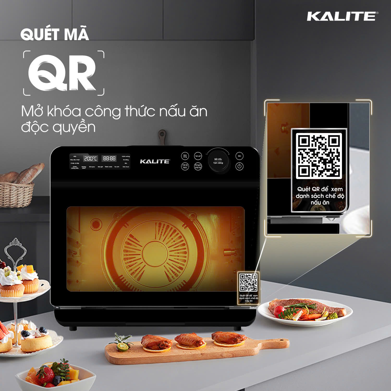 Nồi chiên hơi nước Kalite