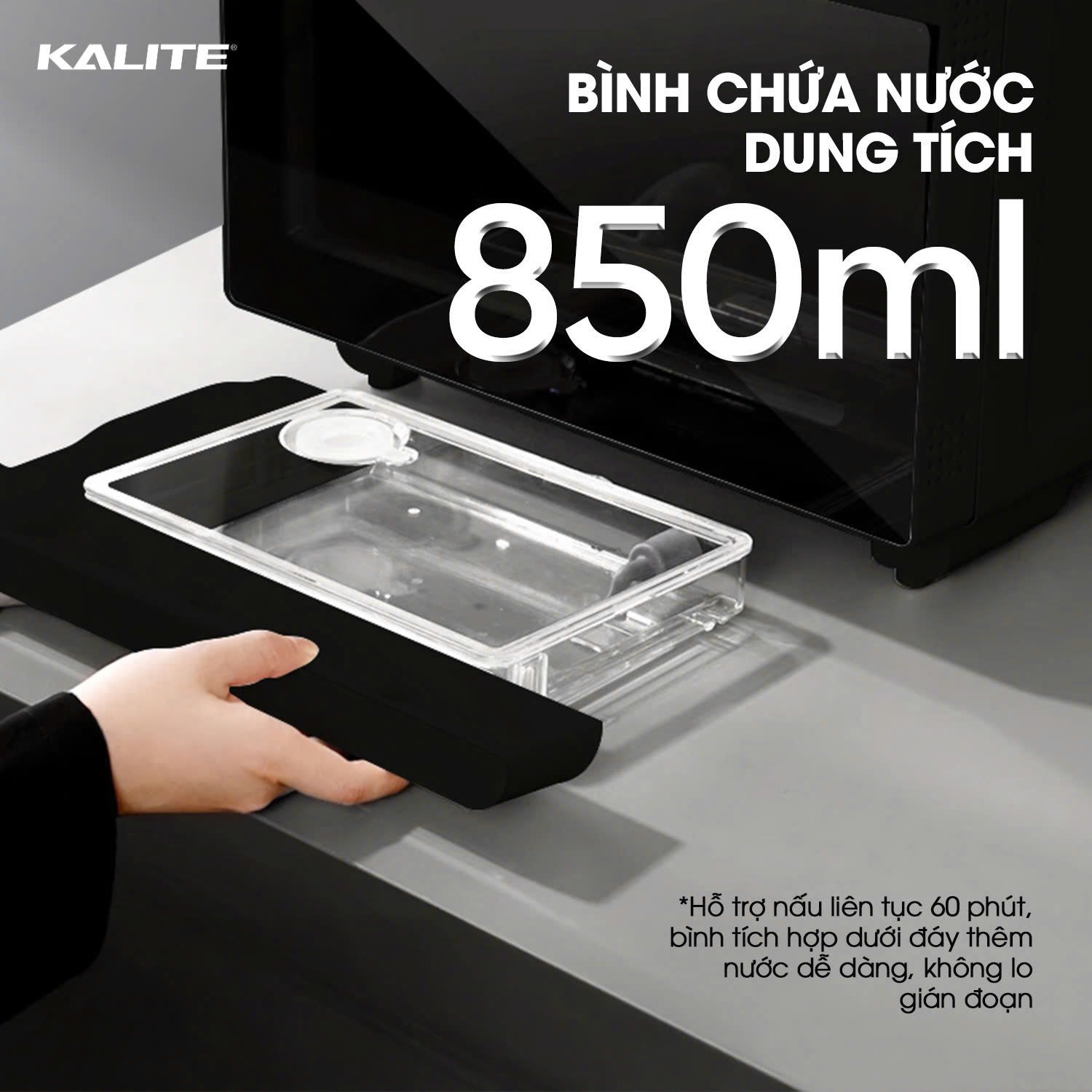 Nồi chiên hơi nước 4 trong 1 Kalite