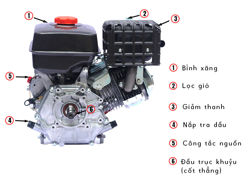 Cấu tạo của YS-190 PRO YS-190 PRO