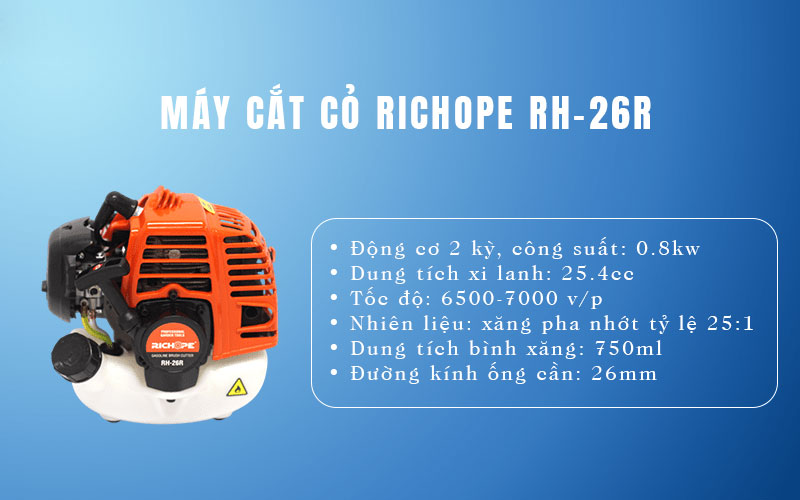 Máy cắt cỏ Richope RH-26R