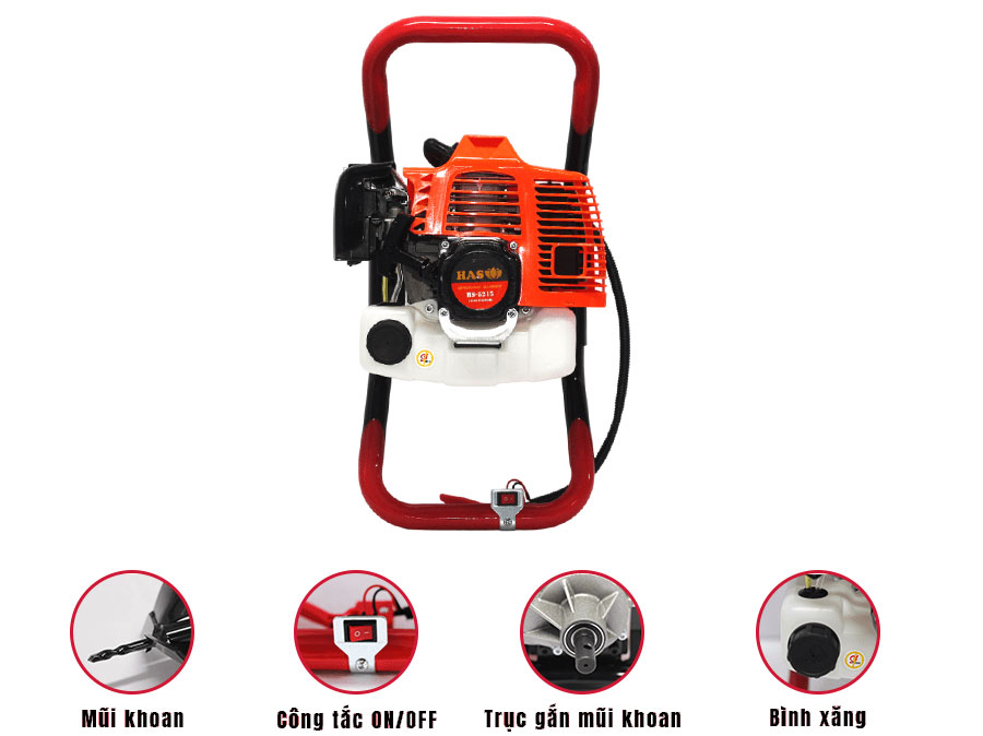 Máy khoan đất chạy xăng