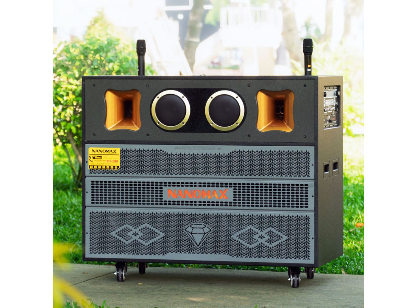 Loa kéo bình & điện Nanomax Pro-500