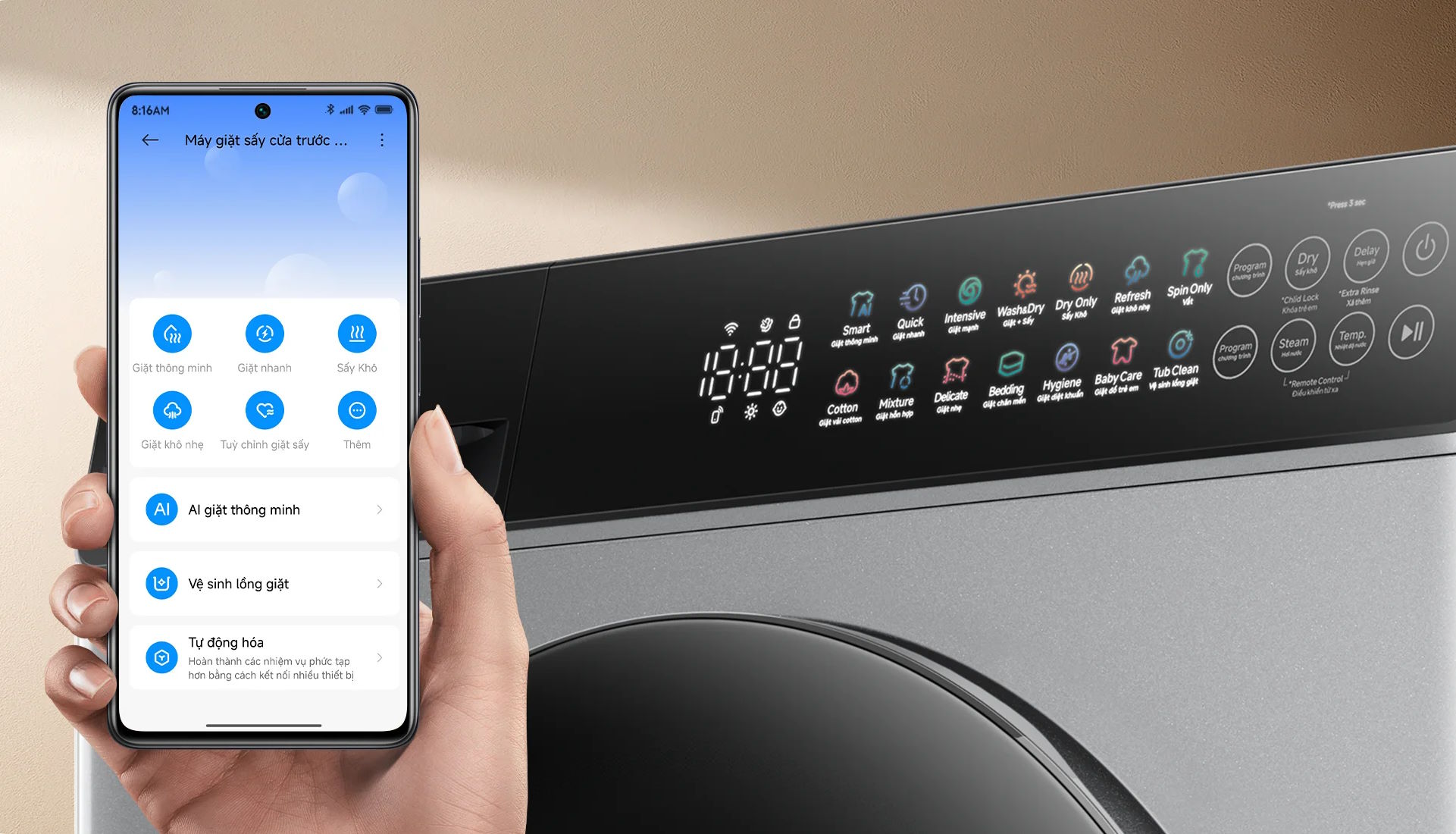 Máy giặt Xiaomi WD105MJA10VN (giặt 10.5kg, sấy 7kg)