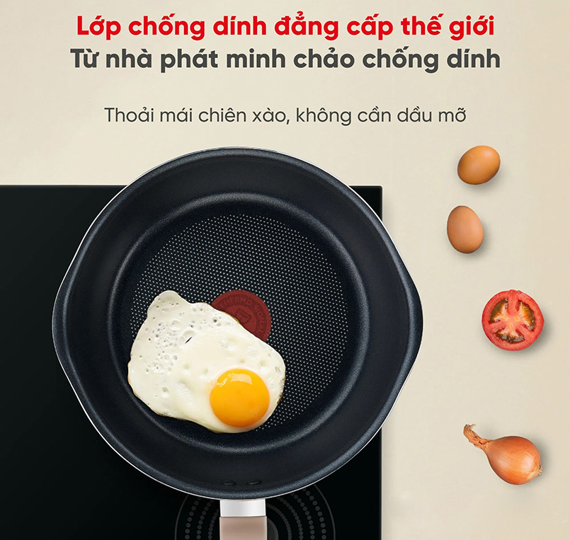 Chảo nồi có nắp Tefal 3 trong 1 24cm