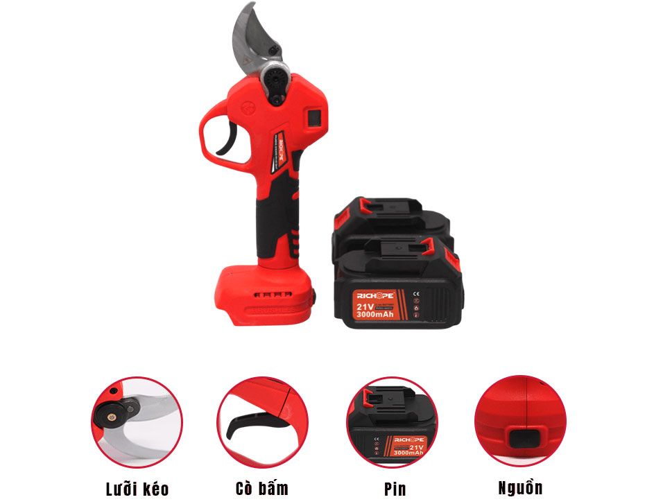Richope RH-40 GEN1 giúp cắt tỉa cành cây hiệu quả Richope RH-40 GEN1