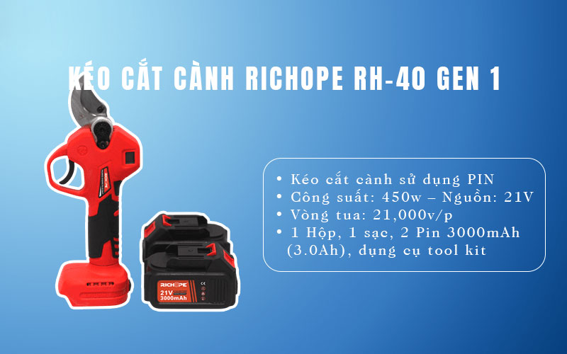 Kéo cắt cành Richope RH-40 GEN1 Kéo cắt cành Richope RH-40 GEN1