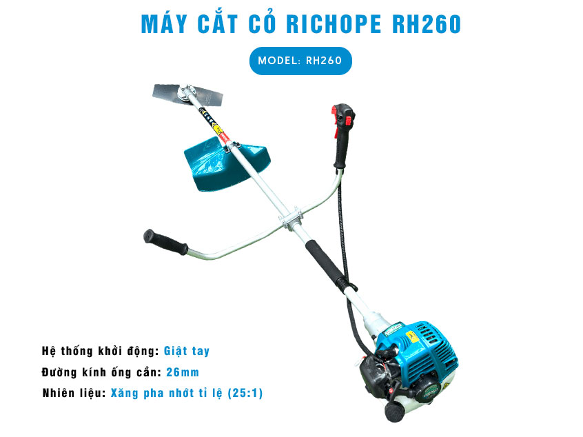 Richope RH260 có đường kính ống cần 26mm Richope RH260