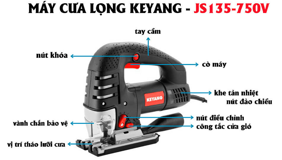 Cấu tạo của Keyang JS135-750V Keyang JS135-750V