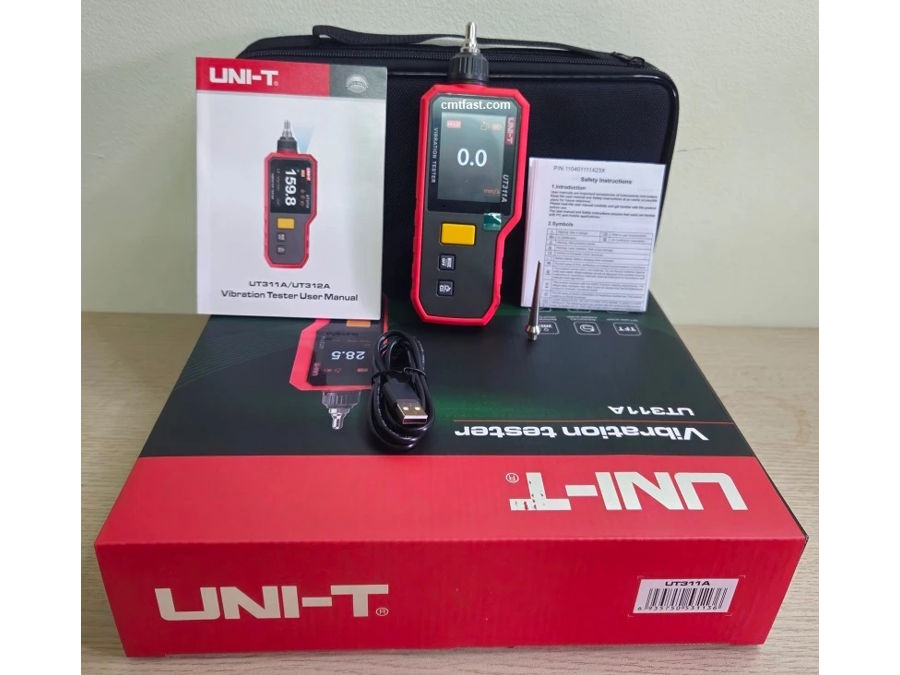 Máy đo độ rung Uni-T dùng đo gia tốc, vận tốc, dịch chuyển Máy đo độ rung Uni-T