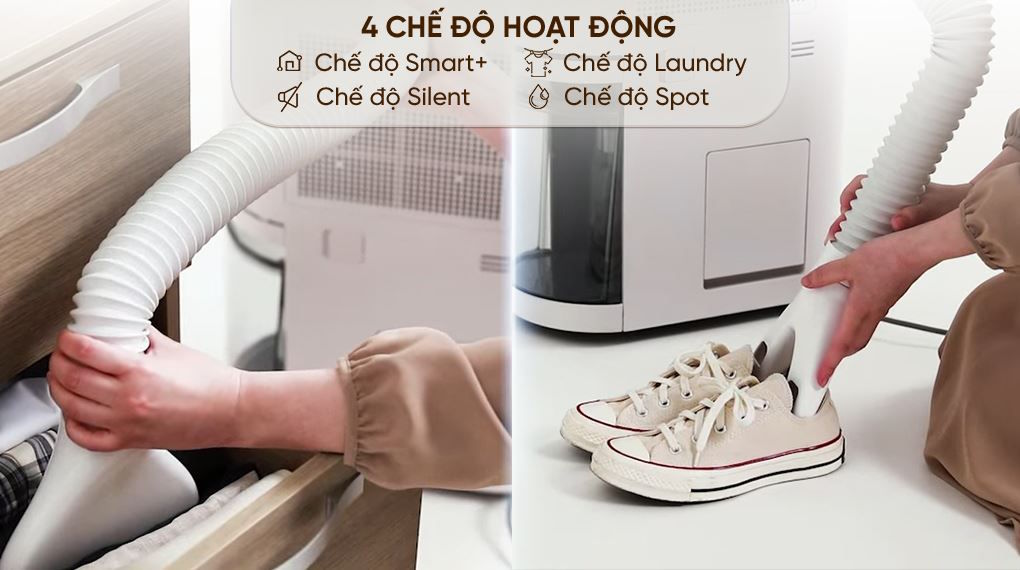 Bảng điều khiển thông minh và các chế độ vận hành linh hoạt LG DD23GMWE1.ABAE