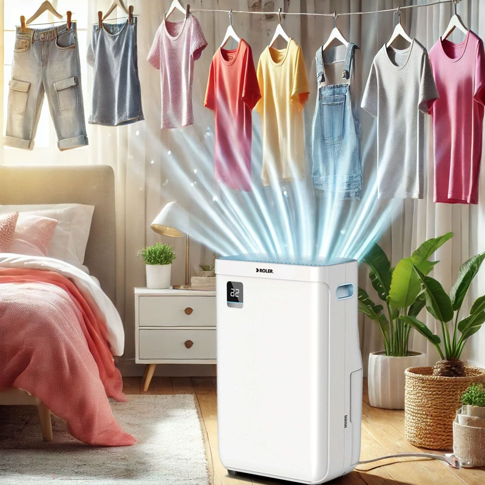 Công suất hút ẩm mạnh mẽ, nhanh chóng Máy hút ẩm lọc không khí 20 lít Roler RD-1120F