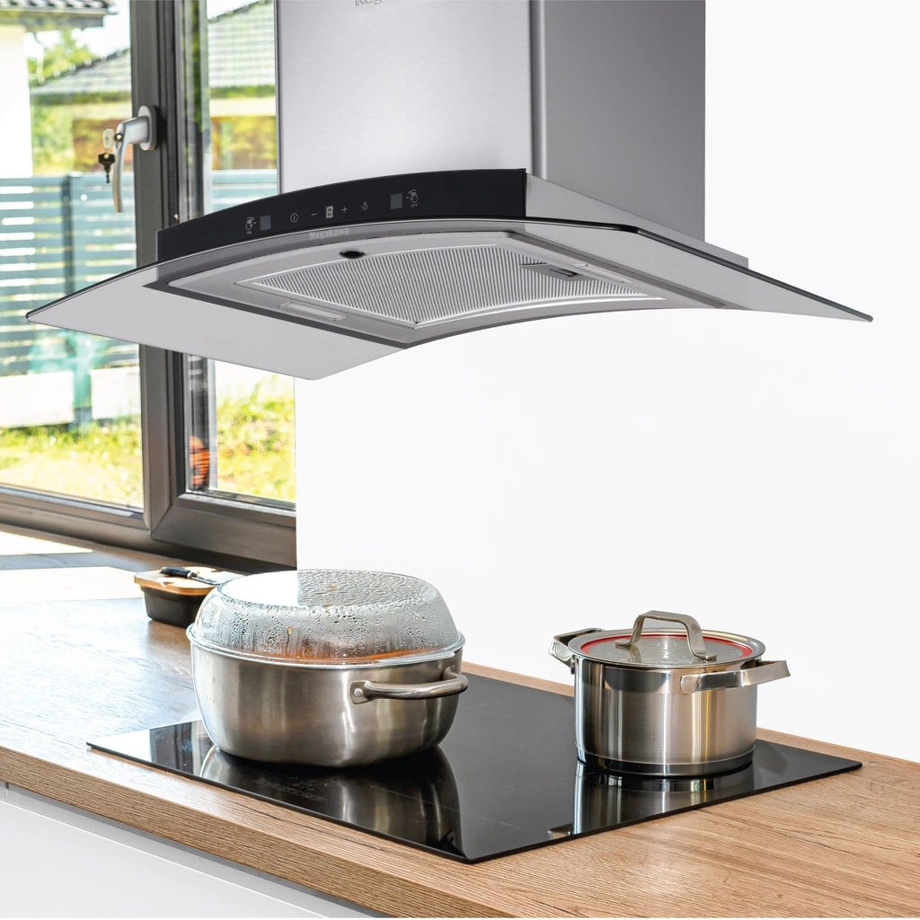Kết nối đồng bộ NaSYNC – Tự động điều khiển thông minh cùng bếp từ Nagakawa Máy hút mùi cao cấp Nagakawa NKCH02M70