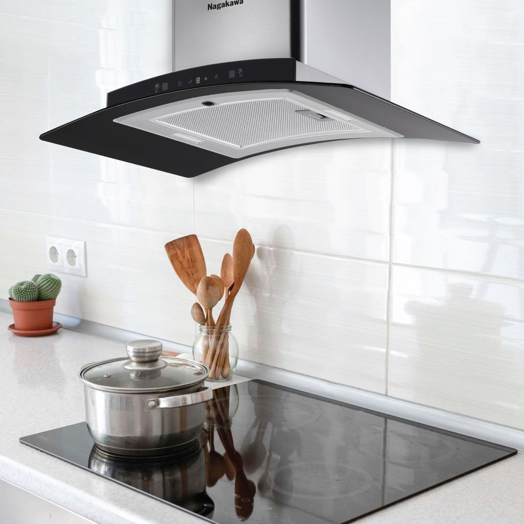 Tự động đồng bộ với bếp điện từ Nagakawa – Tiện lợi thông minh Máy hút mùi cao cấp Nagakawa NKCH08M70