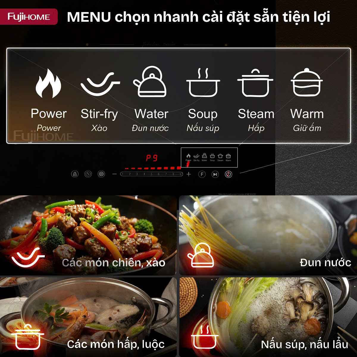 Điều khiển cảm ứng một chạm – Dễ dùng, chính xác từng thao tác Fujihome IC2519