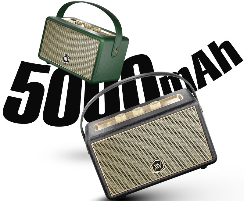 Pin 5.000mAh – Giải trí liên tục Loa Alpha Works