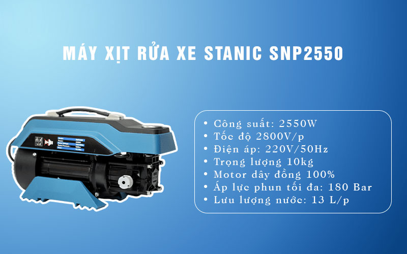 Máy xịt rửa Stanic SNP2550