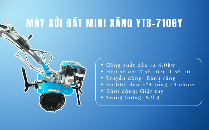 Máy xới đất Yaturbo YTB-710GY Máy xới đất Yaturbo YTB-710GY