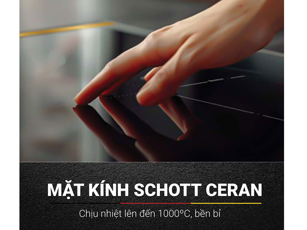 Bếp từ đôi có mặt kính bền đẹp Bếp từ đôi