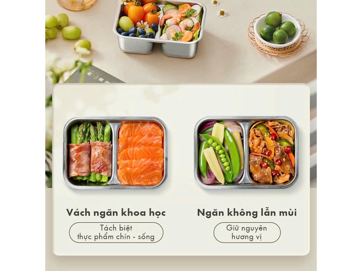 Hộp cơm hâm nóng cơm