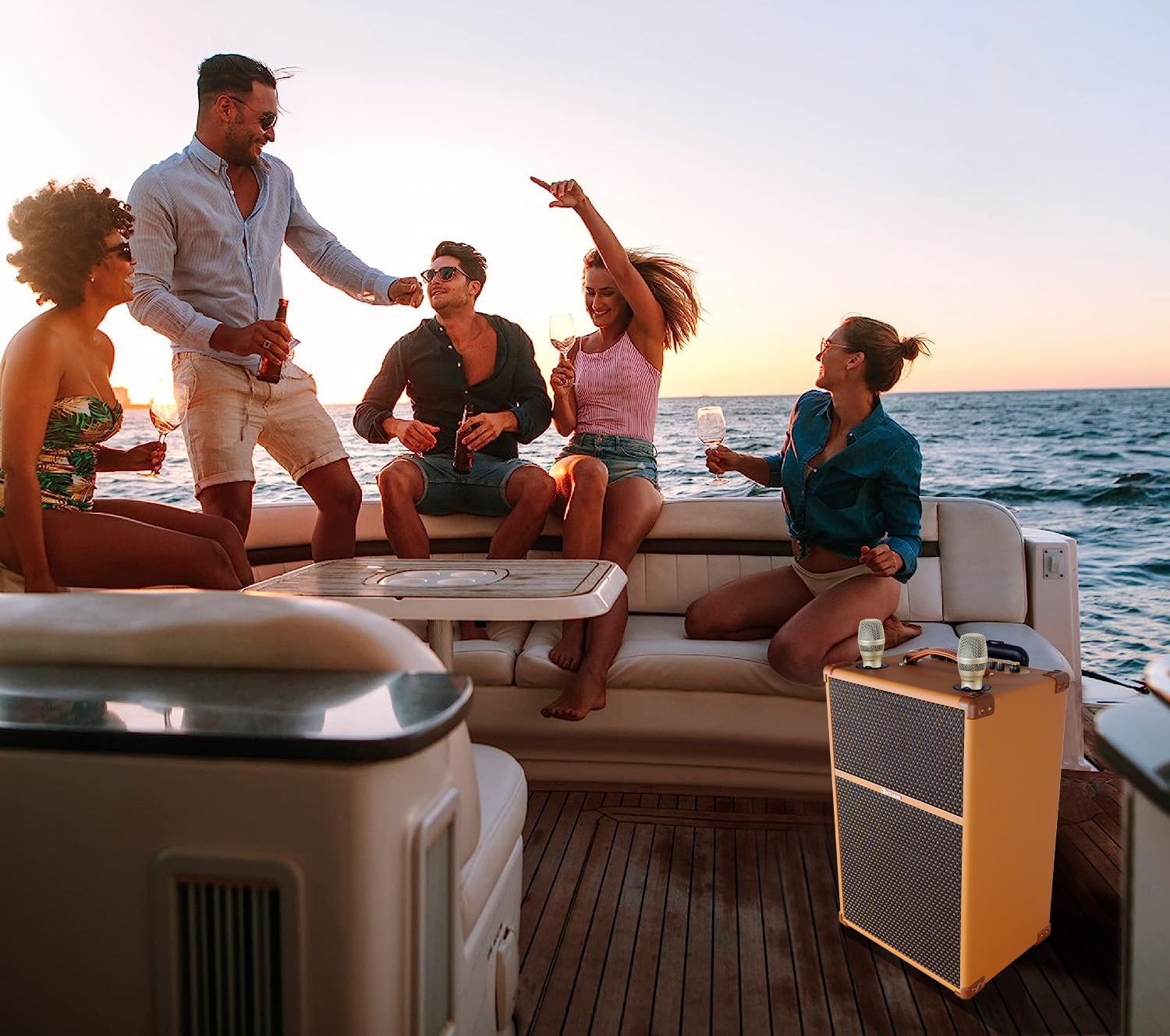 Thời lượng pin bền bỉ – Giải trí cả ngày dài Loa Sumico Touring 10