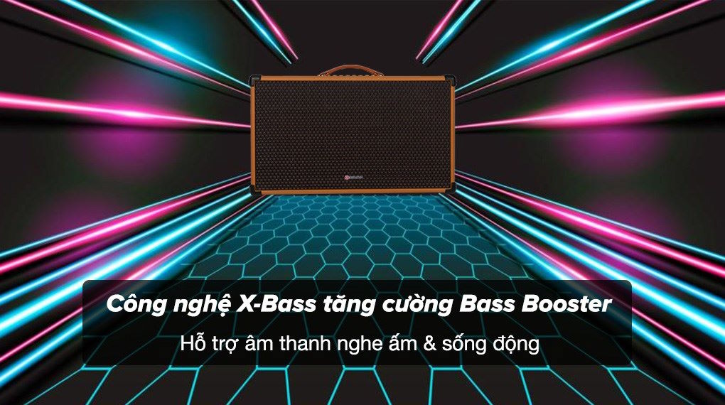 Công nghệ âm thanh tiên tiến – trải nghiệm karaoke như tại phòng thu Loa di động Sumico BT-S82