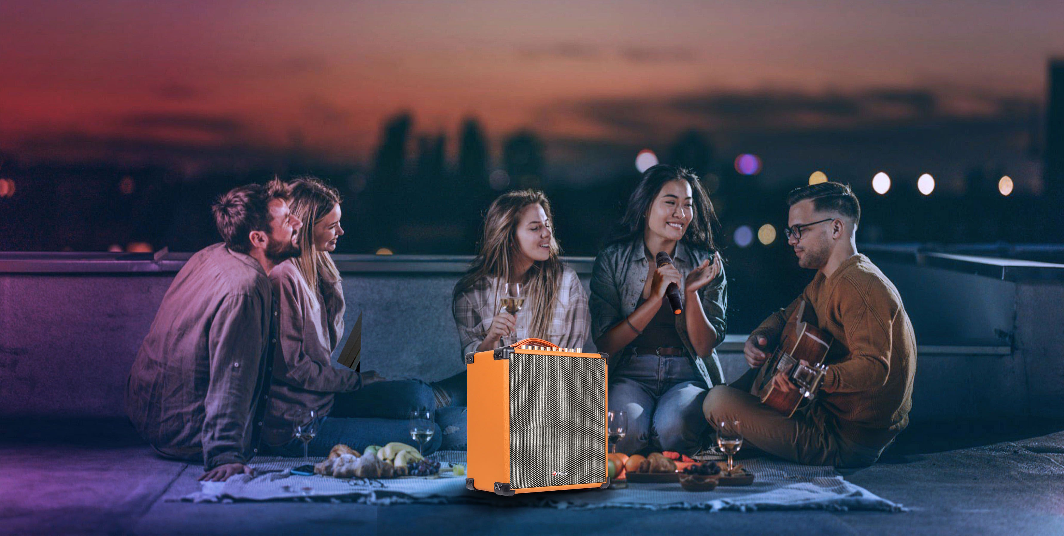 Thiết kế thời thượng – Sang trọng trong từng chi tiết Loa karaoke xách tay Sumico MSP10A 100W