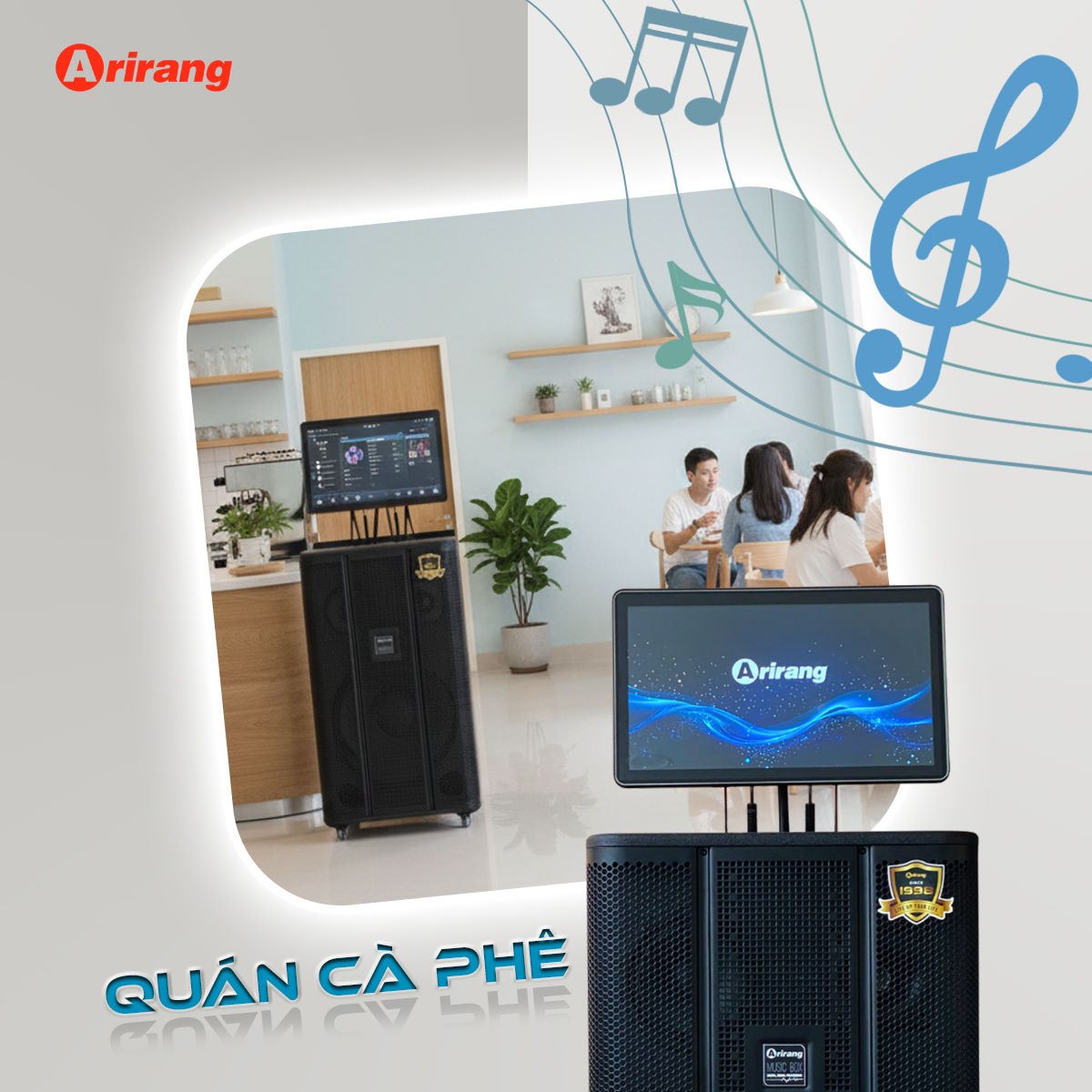 Tính năng thông minh – Karaoke dễ dàng và hiện đại Arirang MK5S