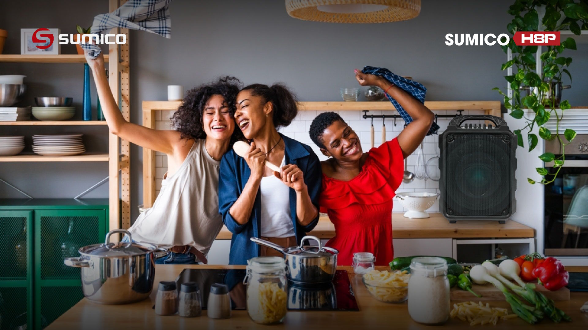 Pin dung lượng lớn – Sử dụng liên tục 8 giờ Loa kéo Sumico H8P