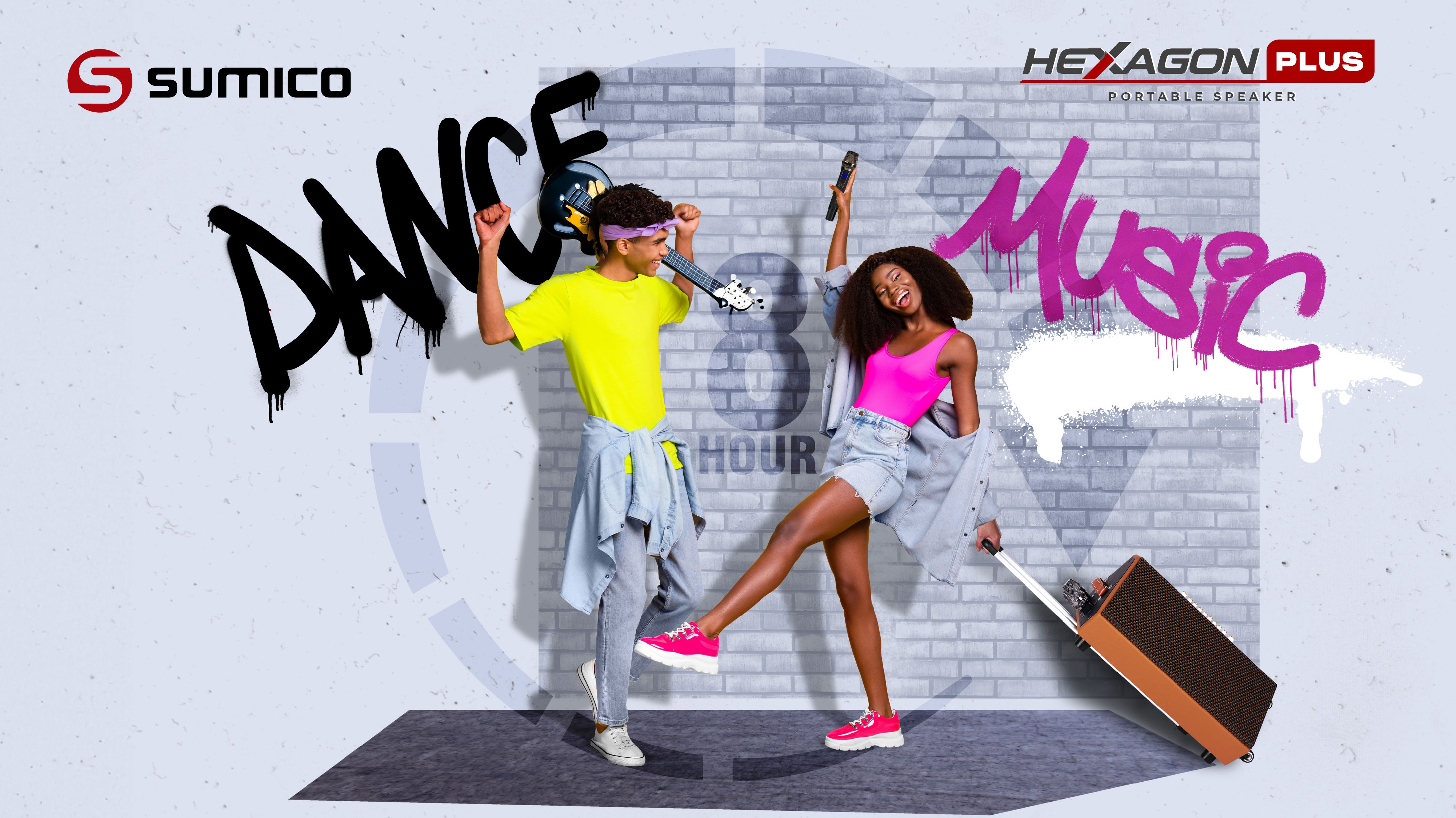 Thiết kế Retro sang trọng, đa dạng góc phát Loa Sumico Hexagon Plus