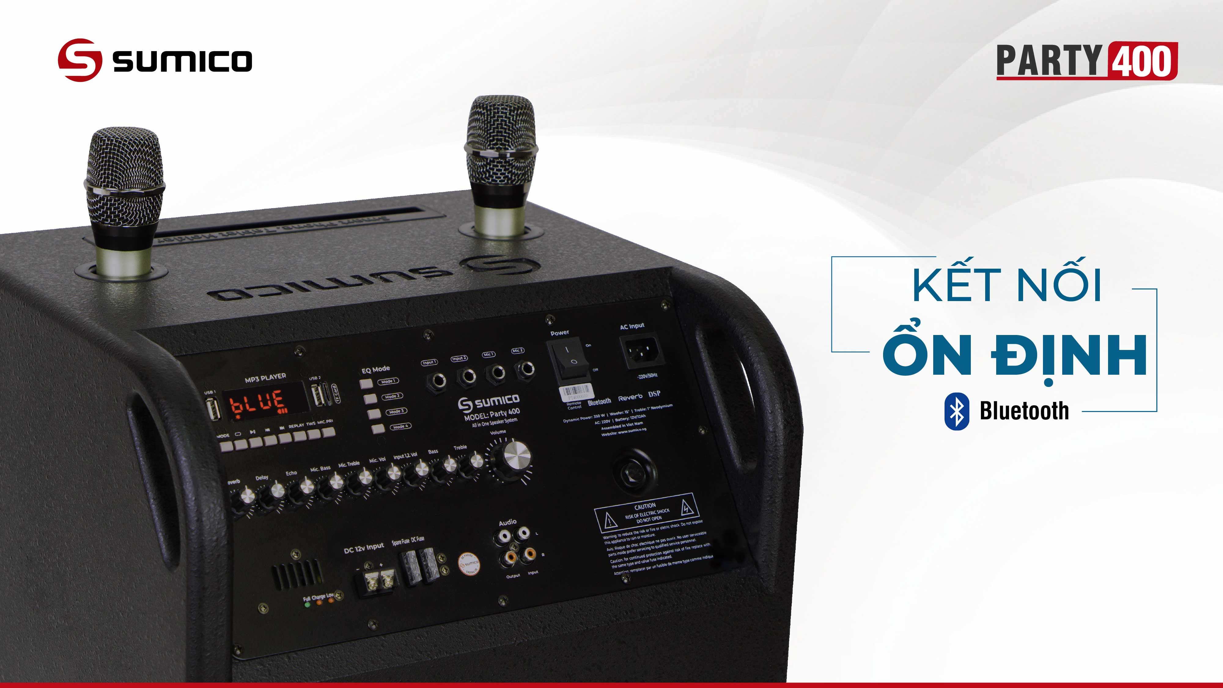 Kết nối đa dạng – Giải trí không giới hạn Loa Sumico