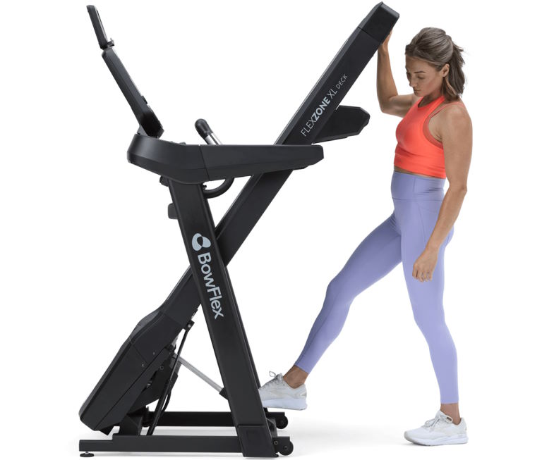 Hệ thống gấp gọn SoftDrop™ – Tối ưu không gian sống hiện đại Máy chạy bộ điện Bowflex