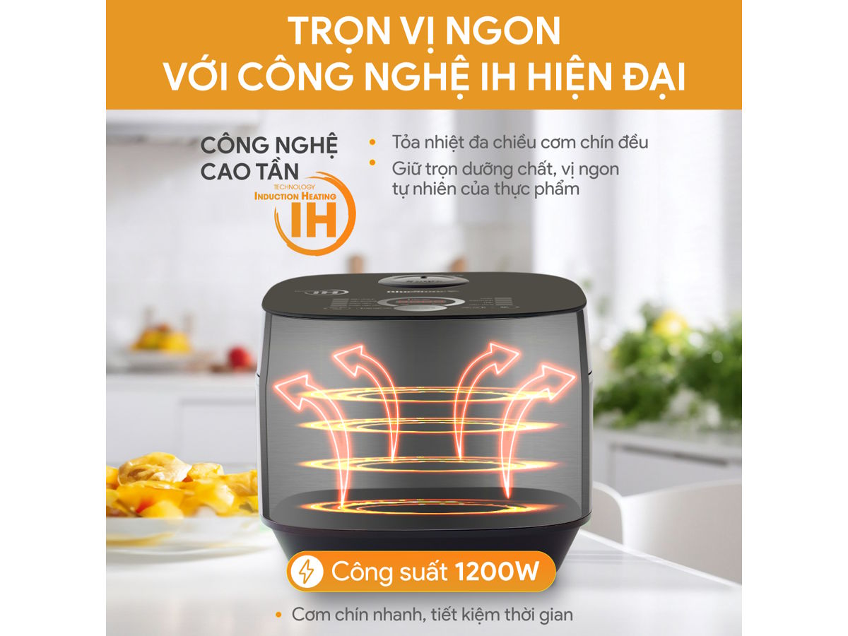 Nồi cơm điện cao tần BlueStone RCB-5995 Nồi cơm điện cao tần BlueStone RCB-5995