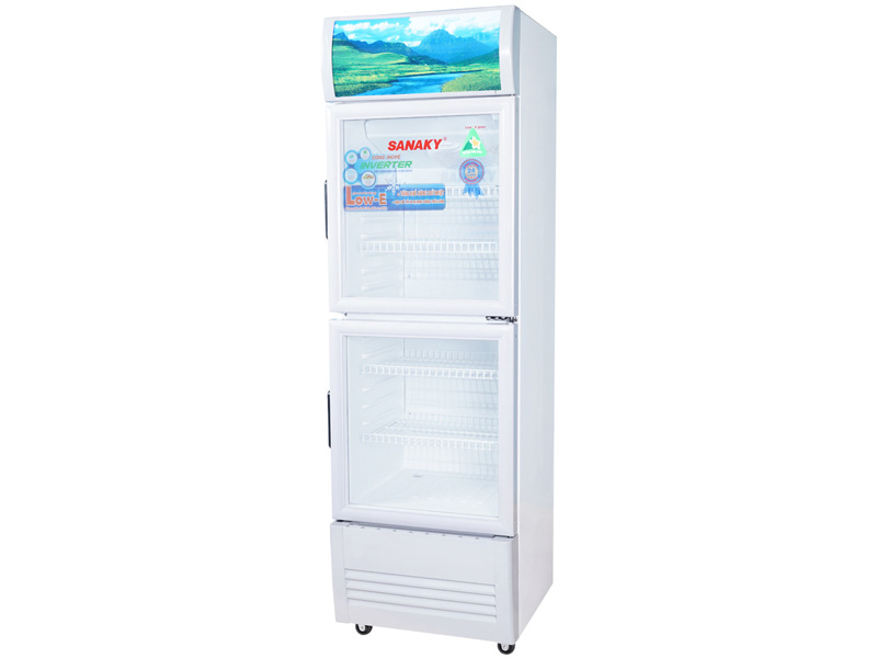 Hình ảnh tủ mát đứng Sanaky inverter VH-408W3L (340 lít) Tủ mát đứng