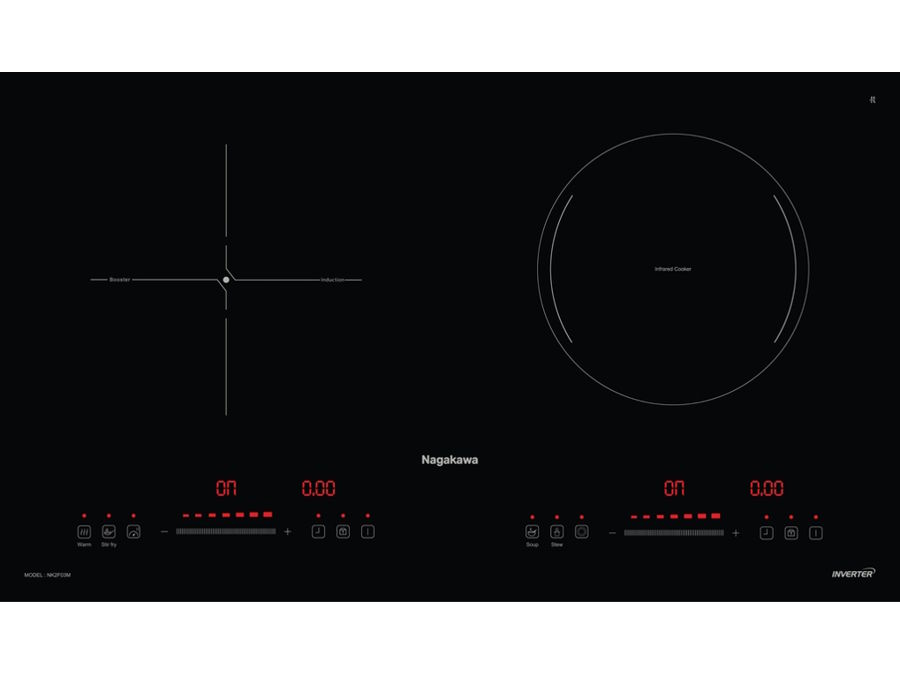 Bếp điện từ đôi Nagakawa NK2F03M