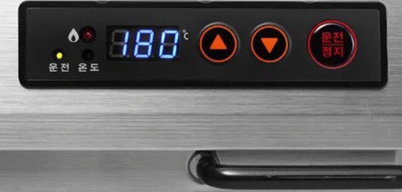 Lò chiên nhúng gas có màn hình hiển thị nhiệt độ điều chỉnh Lò chiên nhúng gas